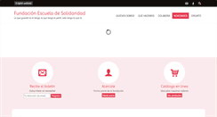 Desktop Screenshot of escuelasolidaridad.org